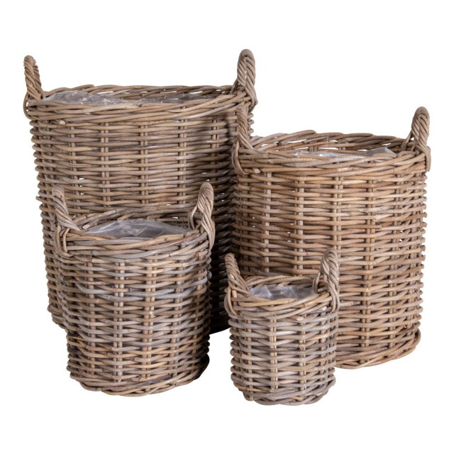 House Nordic Caor baskets 4 round baskets 2814186 large