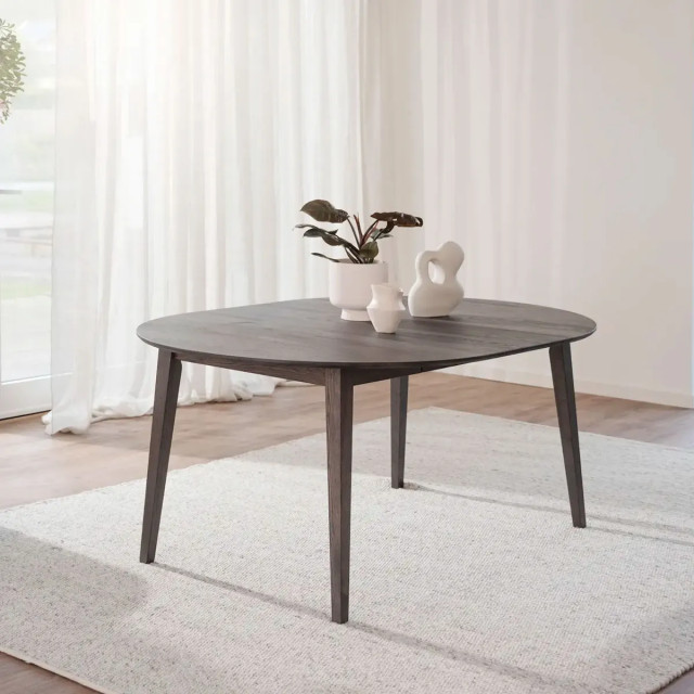 Rowico Home Filippa verlengstuk voor de ronde filippa eettafel donker 45 x 120 cm 2927099 large