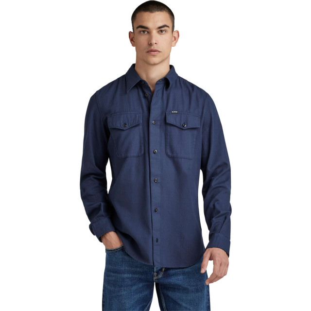 G-Star Marine slim shirt l\s D24963-D454-B597 large