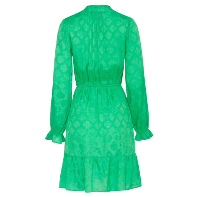 Smashed Lemon 23678 dames satijnen jurk met ornament print | 23678-530-M large