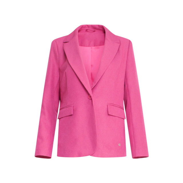 Smashed Lemon 23573 trendy getailleerde blazer in fel fuchsia 23573-420-3XL large