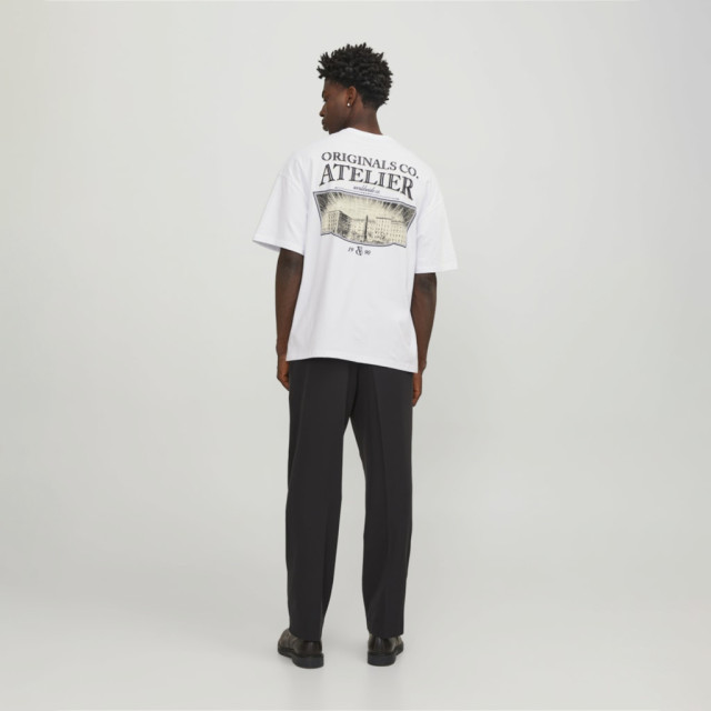 Jack & Jones Santorini oversize fit tee 12252644-WHT-L large