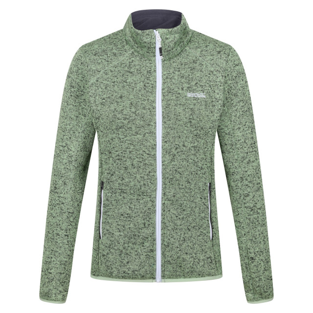 Regatta Dames newhill marl full zip fleecejack UTRG8828_green large