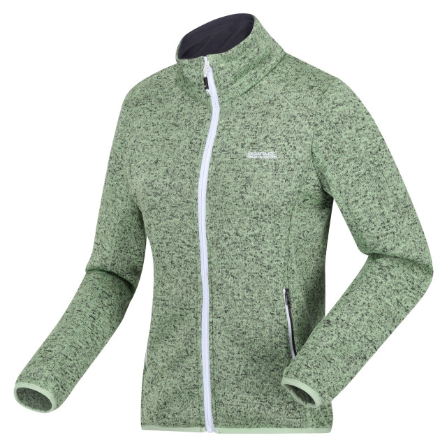 Regatta Dames newhill marl full zip fleecejack UTRG8828_green large