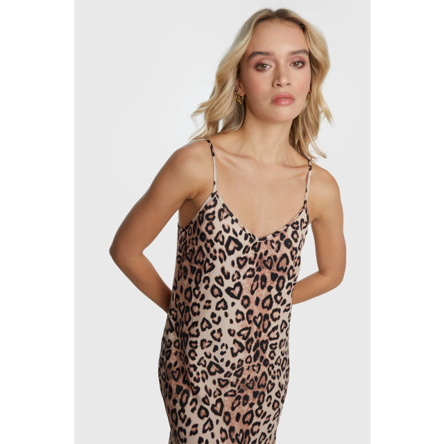 Alix The Label 2407375701 twill leopard camisol dress 2407375701 Leopard camisol dress large