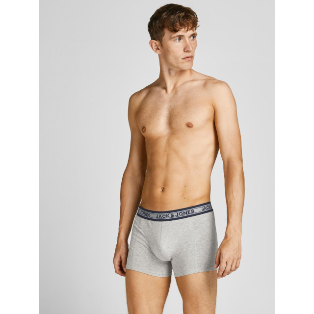 Jack & Jones Boxershorts heren trunks friday pack 5-pack dark grey melange 12165348 large