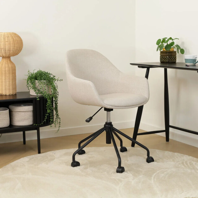 Nolon Nout-mae bureaustoel zwart onderstel set van 2 2831516 large
