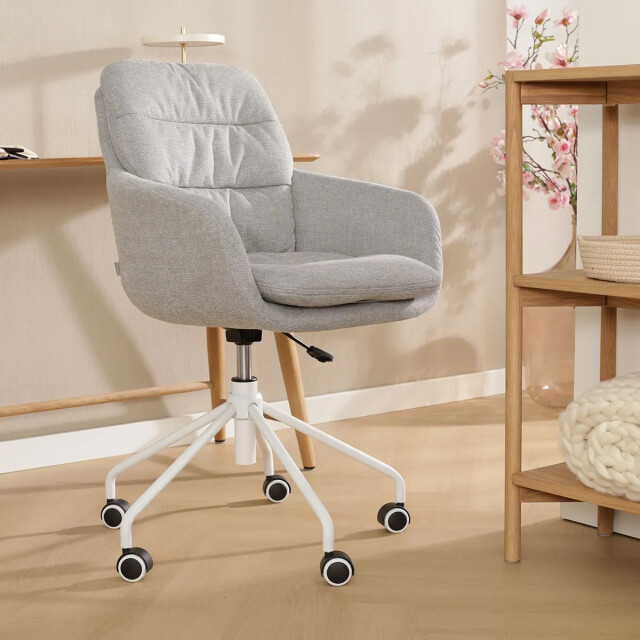 Nolon Nout-mia bureaustoel wit onderstel 2641079 large
