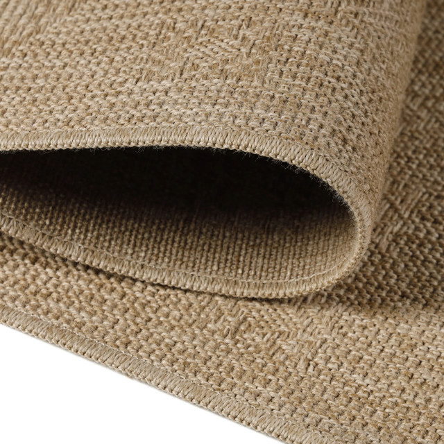 Muratap Natur vloerkleed dhaka buitenkleed sisal laagpolig indoor en outdoor 140x200 cm 2447455 large