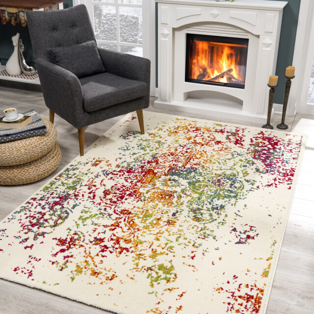 Muratap Vintage michelangelo vloerkleed multi laagpolig- 120 cm rond 2926841 large