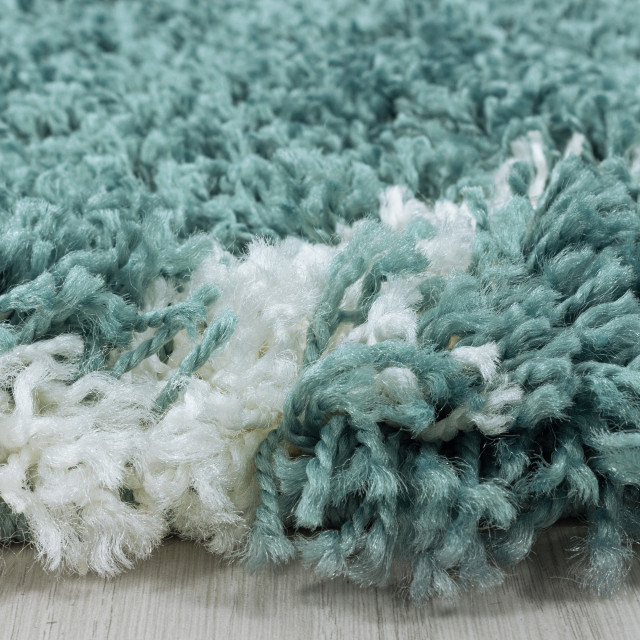 Muratap Harmony soft shaggy hoogpolig vloerkleed / turquoise- 80x250 cm 1219754 large