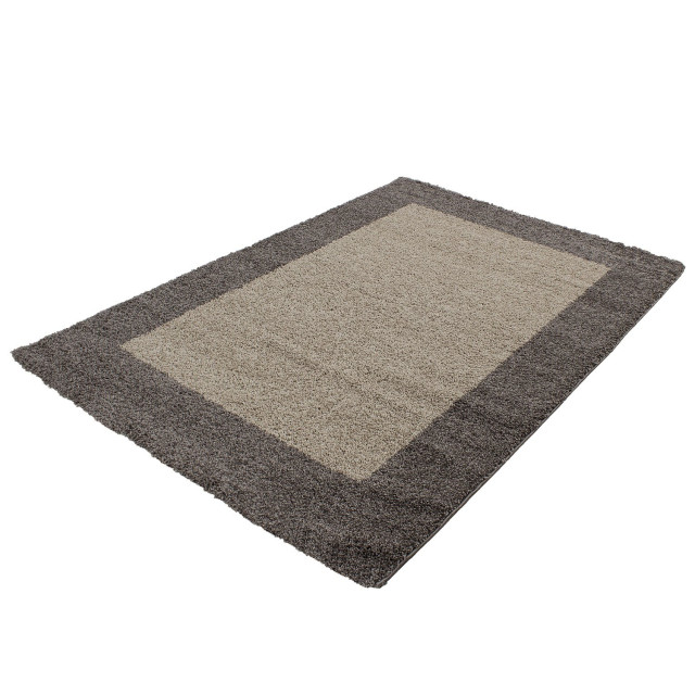 Muratap Basic shaggy kader vloerkleed hoogpolig- 240x340 cm 1128485 large