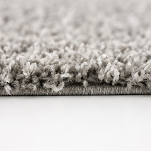 Muratap Loca shaggy vloerkleed lichtgrijs hoogpolig- 140x200 cm 1237698 large