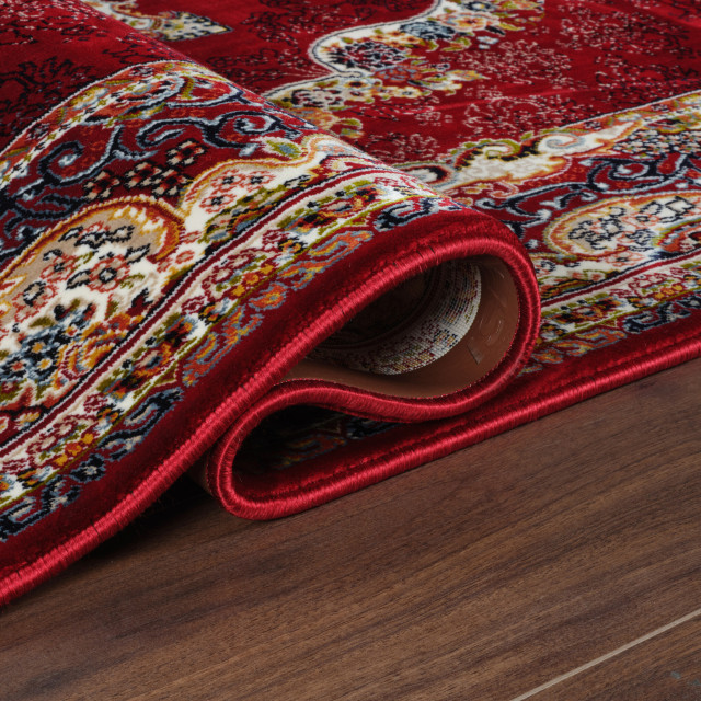 Muratap Isfahan oosters vloerkleed nain laagpolig klassiek vintage tapijt / multi- 300x400 cm 2909039 large