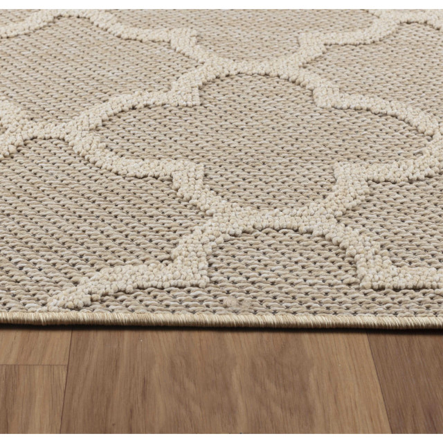 Muratap Natur vloerkleed patara buitenkleed sisal laagpolig indoor en outdoor 120x170 cm 2447392 large