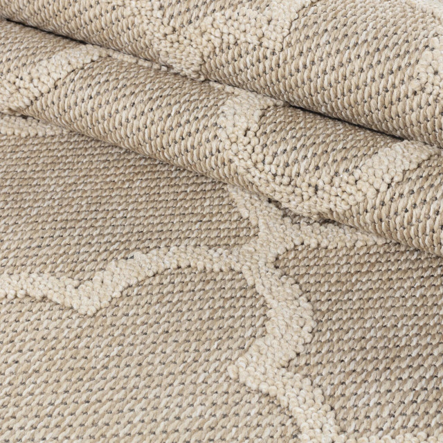 Muratap Natur vloerkleed patara buitenkleed sisal laagpolig indoor en outdoor 120x170 cm 2447392 large