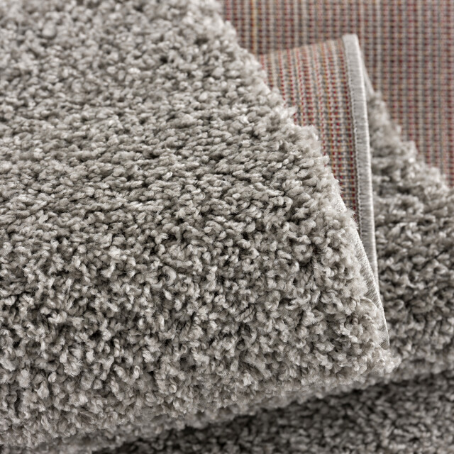 Muratap Loca shaggy vloerkleed lichtgrijs hoogpolig- 140x200 cm 1237698 large