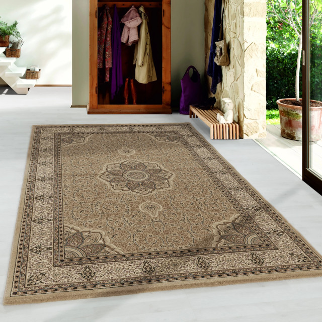 Muratap Isfahan oosters klassiek laagpolig vloerkleed beige- 120x170 cm 1220044 large