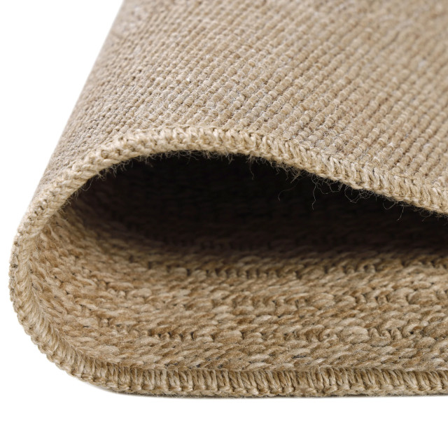 Muratap Natur vloerkleed berlin rond buitenkleed sisal laagpolig indoor en outdoor 160 cm rond 2447461 large