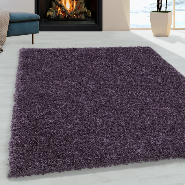 Muratap Monaco soft shaggy hoogpolig vloerkleed lila / 160x230 cm 1219791 large