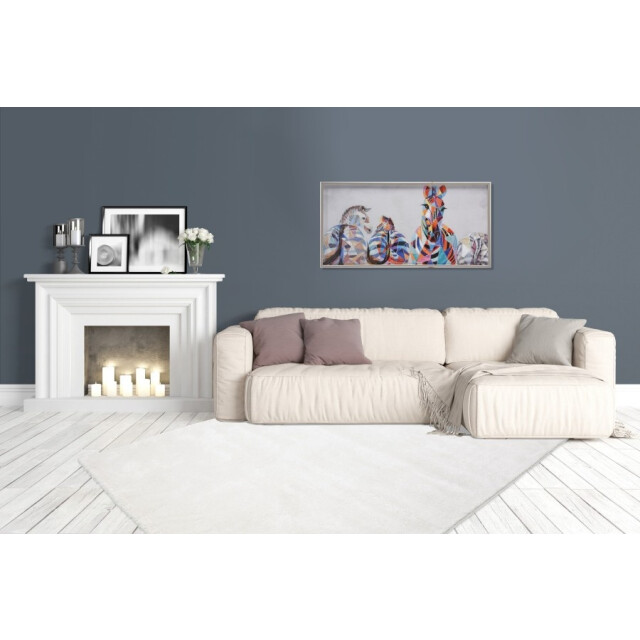 Muratap Velvet soft laagpolig effen vloerkleed fluweel - 2780343 large