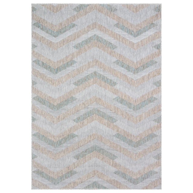 Muratap Uni binnen en buiten vloerkleed solid outdoor laagpolig tapijt beige- 80x150 cm 2873378 large