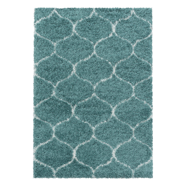 Muratap Opera soft shaggy hoogpolig vloerkleed / turquoise- 200x290 cm 1219594 large