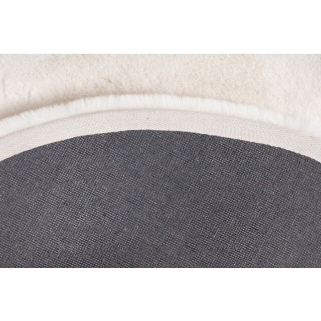 Muratap Heaven fluffy soft vloerkleed hoogpolig effen tapijt - 160 cm rond 2413233 large