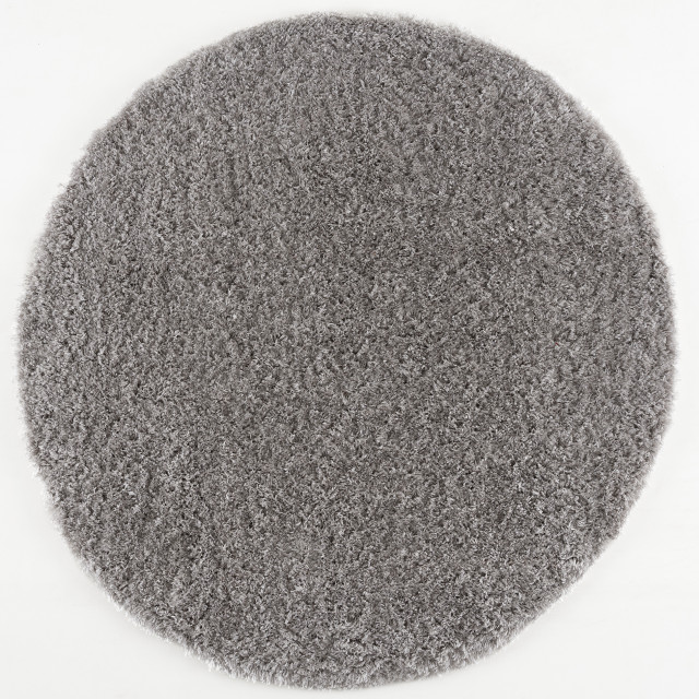 Muratap Porto rond soft fluffy vloerkleed hoogpolig effen 150 cm rond 1601780 large