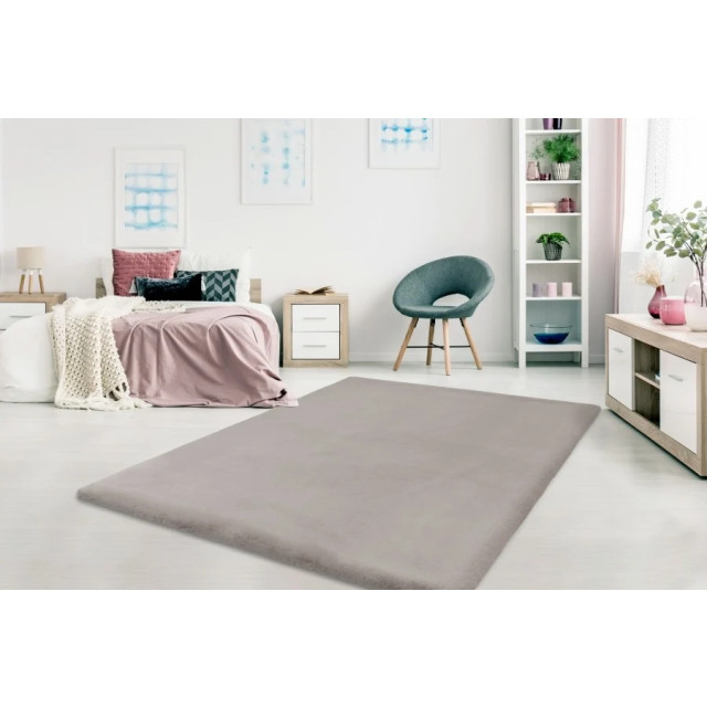 Muratap Heaven fluffy soft vloerkleed hoogpolig effen tapijt - 120 cm rond 2413200 large