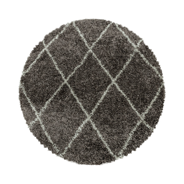 Muratap Harmony soft shaggy rond hoogpolig vloerkleed 160 cm rond 1219706 large