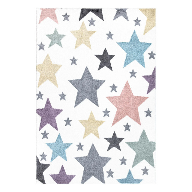 Muratap Vloerkleed stars laagpolig anime kids creme 140x200 cm 2387933 large