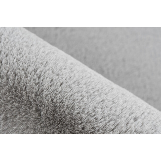 Muratap Emotion fluffy soft vloerkleed hoogpolig effen tapijt zilver grijs- 2820938 large