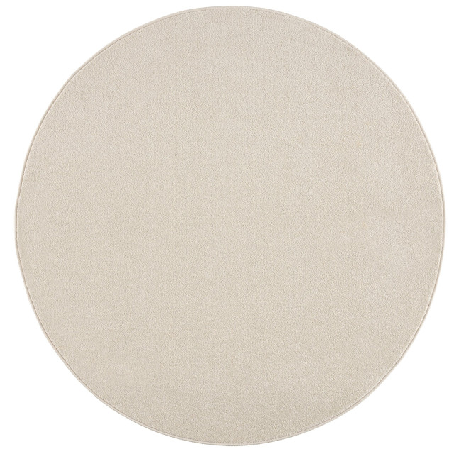 Muratap Uni rond effen laagpolig vloerkleed modern 80 cm rond 2612259 large