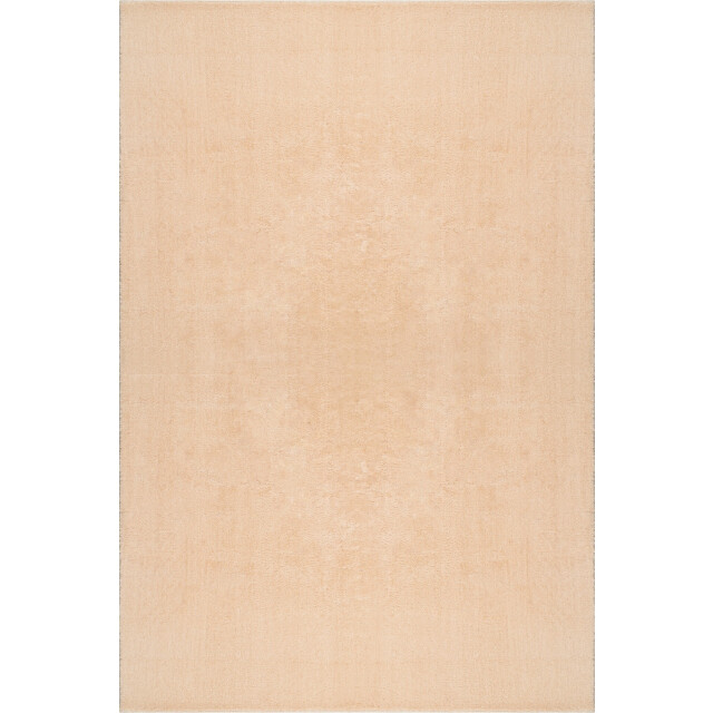 Muratap Samba soft fluffy vloerkleed laagpolig donker beige- 120 cm rond 2490228 large