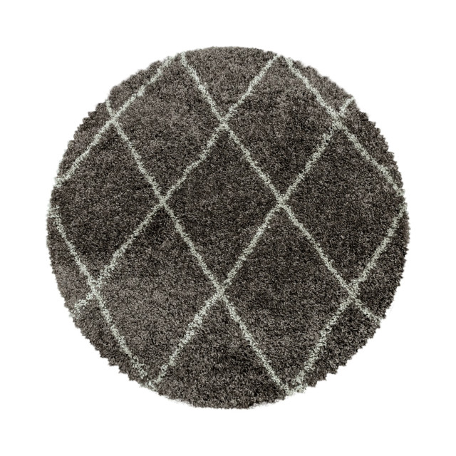 Muratap Harmony soft shaggy rond hoogpolig vloerkleed 200 cm rond 1219705 large