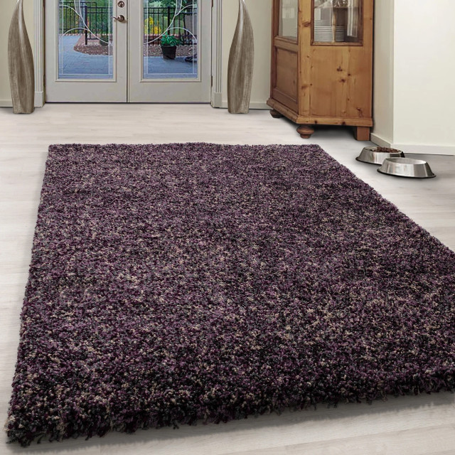 Muratap Rainbow soft shaggy hoogpolig vloerkleed lila / 200x290 cm 1216667 large