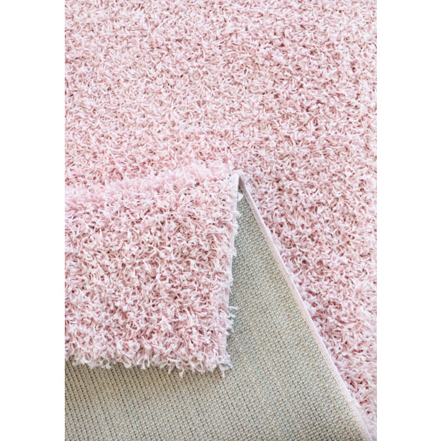 Muratap Loca shaggy vloerkleed licht roze hoogpolig- 60x110 cm 1130434 large