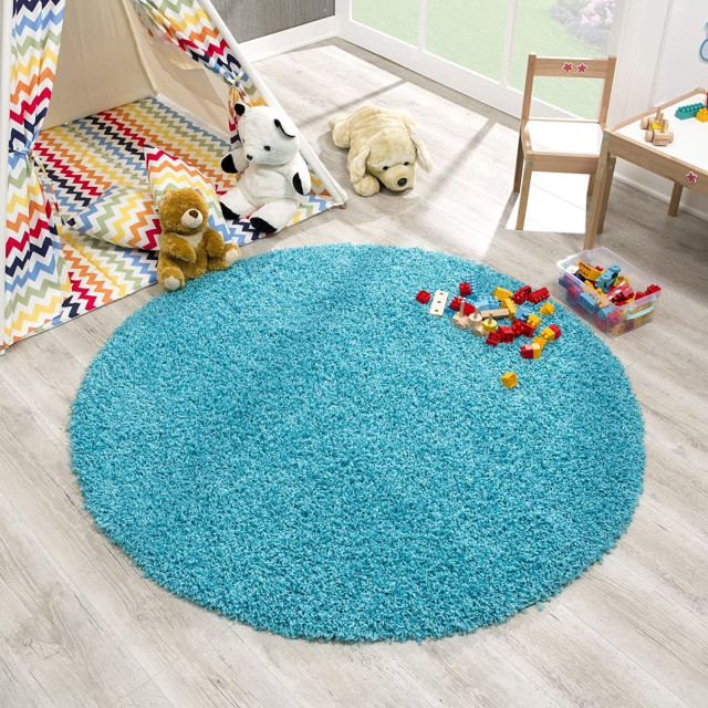 Muratap Shaggy rond vloerkleed hoogpolig- 300 cm rond 2926828 large