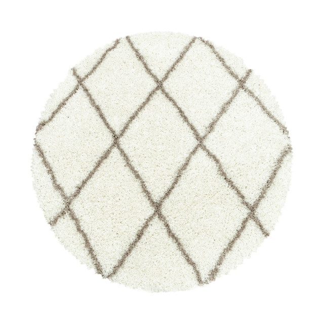 Muratap Harmony soft shaggy rond hoogpolig vloerkleed 200 cm rond 1219731 large