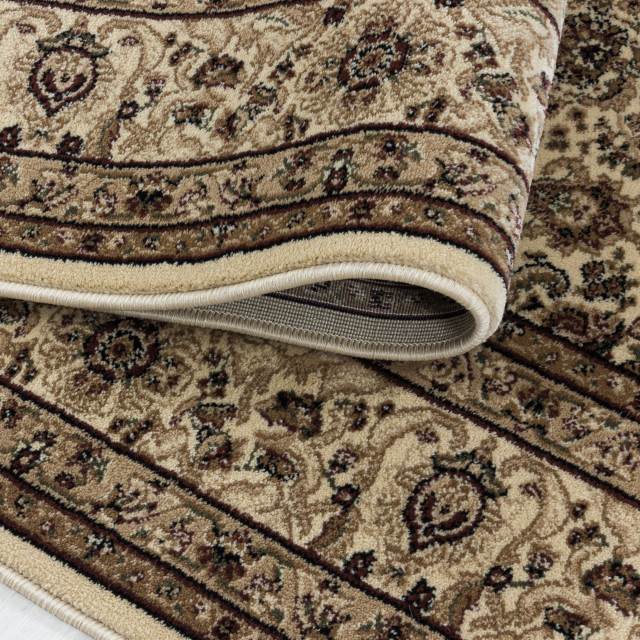 Muratap Tabriz oosters klassiek laagpolig vloerkleed beige- 160x230 cm 1220024 large