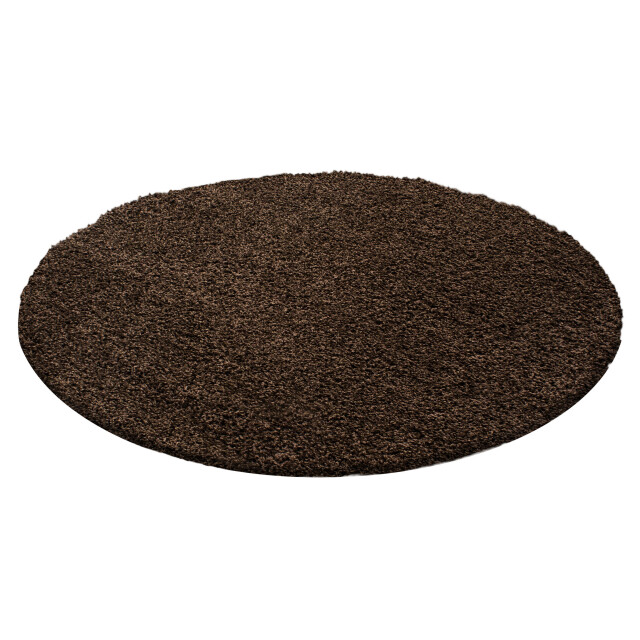 Muratap Basic rond shaggy vloerkleed hoogpolig- 200 cm rond 1128760 large