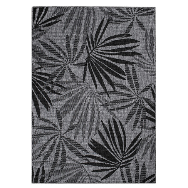 Muratap Duo binnen en buiten vloerkleed dubbelzijdig outdoor laagpolig tapijt grijs- 120x170 cm 2891690 large