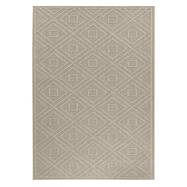 Muratap Natur vloerkleed basili buitenkleed sisal laagpolig indoor en outdoor 240x340 cm 2447353 large