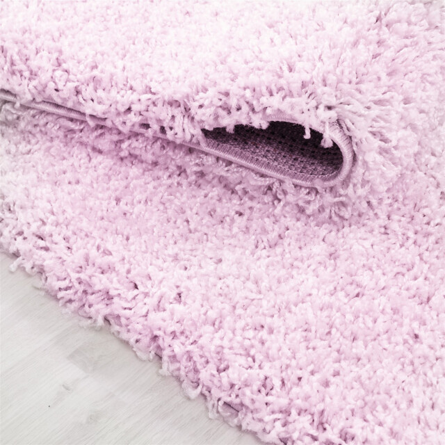 Muratap Basic shaggy vloerkleed roze hoogpolig- 160x230 cm 1128654 large