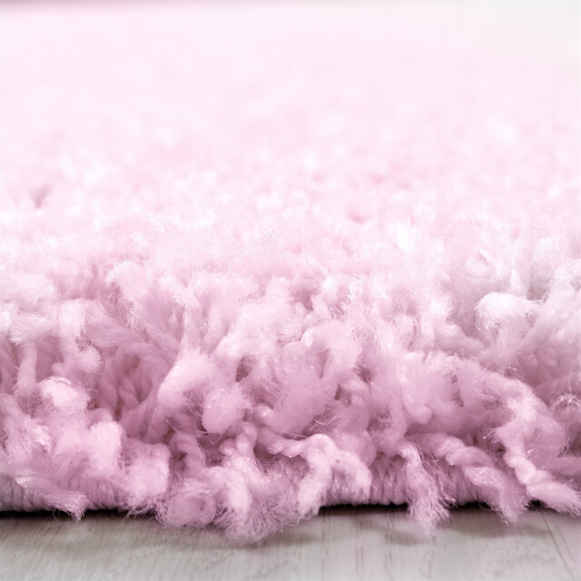 Muratap Basic shaggy vloerkleed roze hoogpolig- 160x230 cm 1128654 large