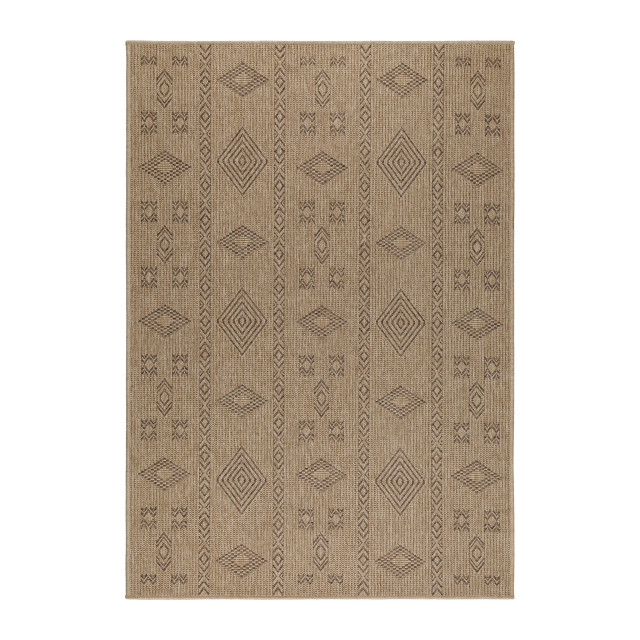 Muratap Natur vloerkleed dhaka buitenkleed sisal laagpolig indoor en outdoor beige 80x150 cm 2447418 large