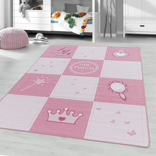 Muratap Play vloerkleed kinderkamer little princess laagpolig 80x120 cm 1283519 large