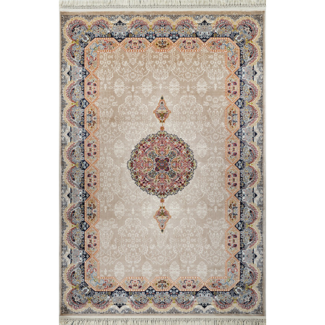 Muratap Isfahan oosters vloerkleed laagpolig klassiek vintage tapijt / multi- 200x300 cm 2912147 large