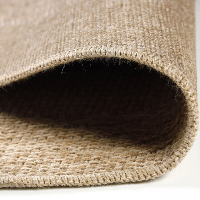 Muratap Natur vloerkleed rond buitenkleed sisal laagpolig indoor en outdoor 160 cm rond 2447467 large